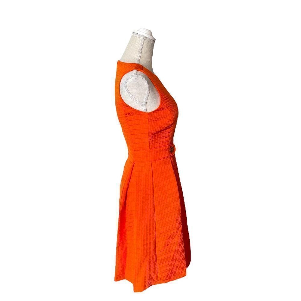 Modcloth So Sixties Textured Dress in Tangerine - Picture 6 of 16